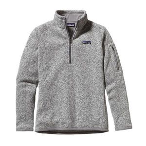 Patagonia better sweater - grey 1/4 zip-up